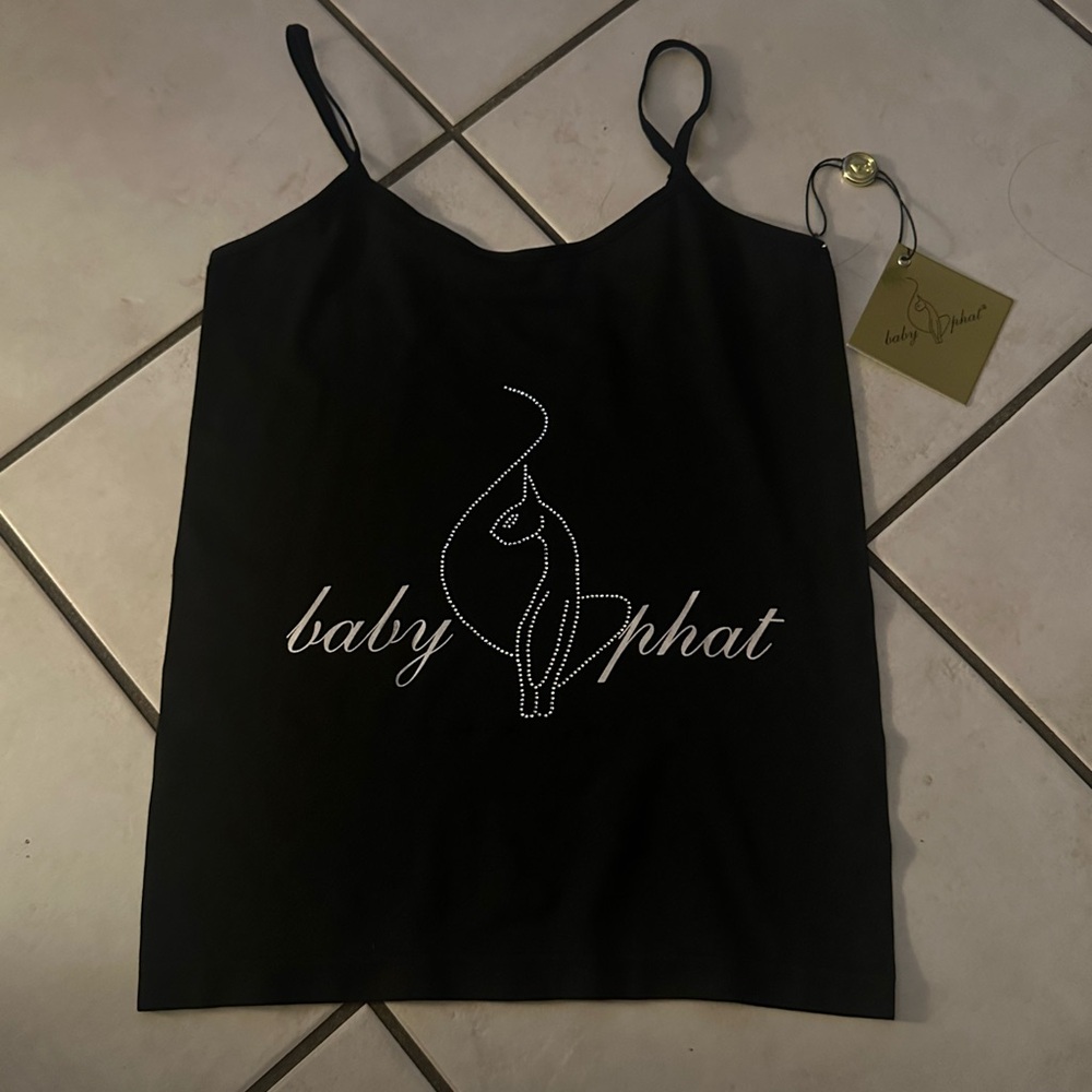 Baby Phat Black Camisole Crop Top